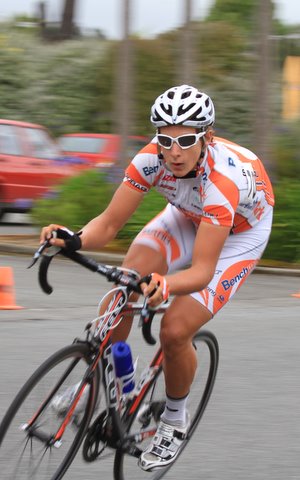 Alex Frame on his way to winning Open Div 1 at the New Year Criterium at Ascot Park Hotel