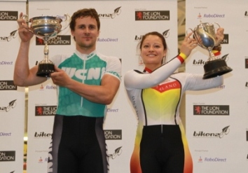 Simon van Velthooven and Natasha Hansen earn the most points by individuals at the Elite Champs