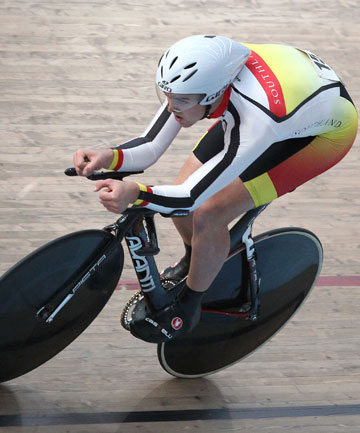 Tom Scully in the National Omnium Championships