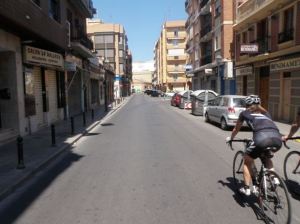 Riding the streets of Spain