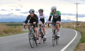 Winning break in the Teams Road Race - photo by Robyn Edie/The Southland Times