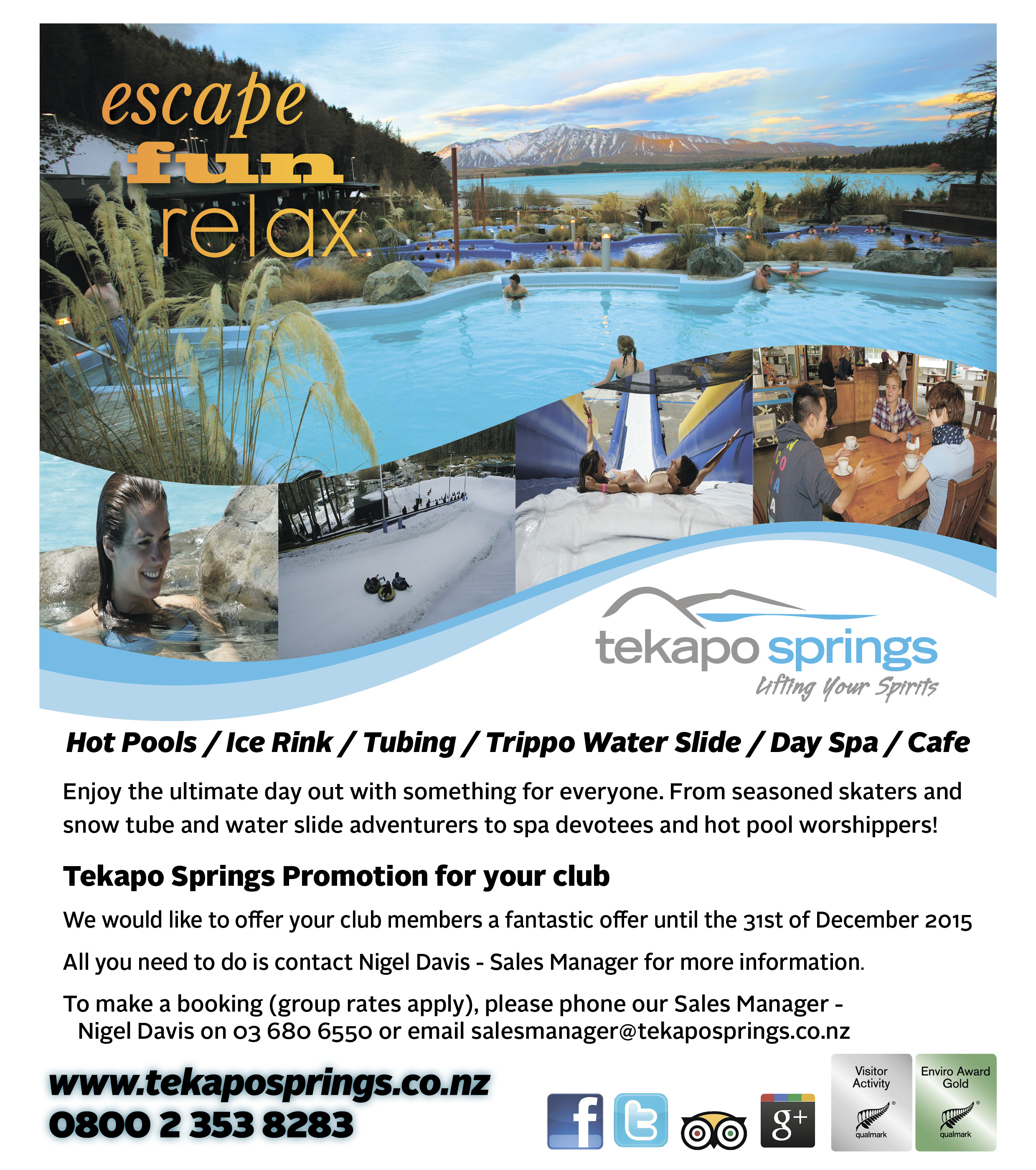Tekapo Springs Offer